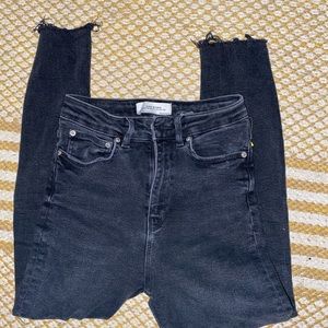 ZARA black denim